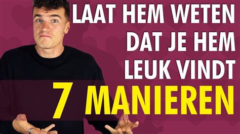 Weten of iemand je leuk vindt